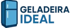 Logo do site Geladeira Ideal, especializado em avaliações e recomendações de geladeiras, com ícone de geladeira estilizada e tipografia moderna.